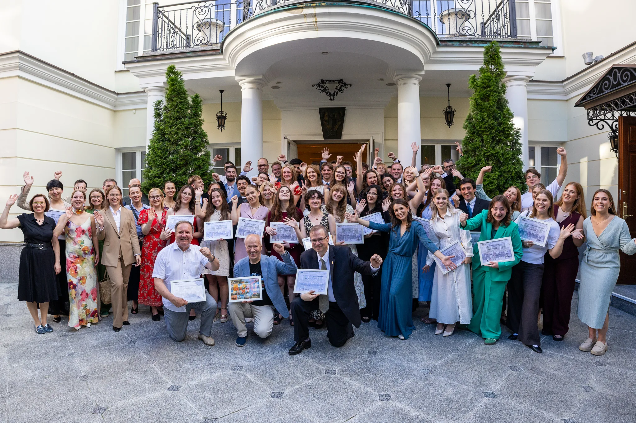 The Closing Ceremony of Bring Together Lithuania 2025 – summer internship program for Lithuanian diaspora youth
