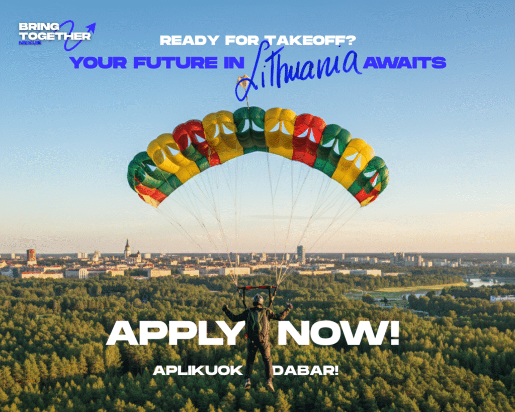 Lithuanian diaspora young professionals from around the world are invited to register for Bring Together Lithuania 2026 - the early-career and modern Lithuania discovery program “NEXUS.”